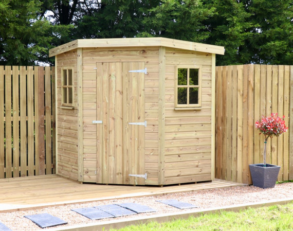 Winchester Corner Garden Shed