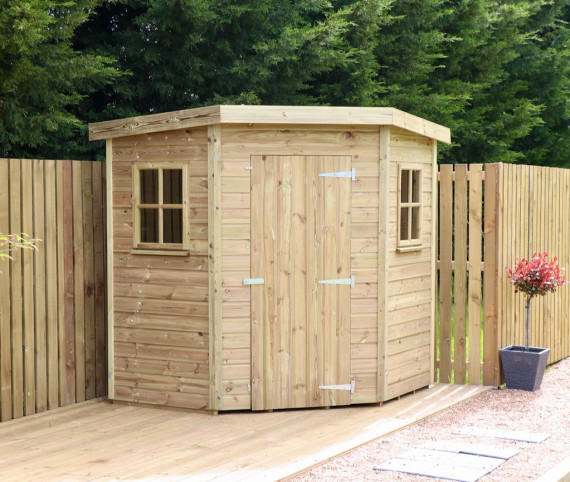 Winchester Corner Garden Shed