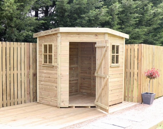 Winchester Corner Garden Shed