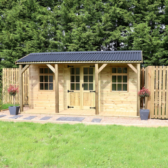 The Medway Summerhouse With Posts