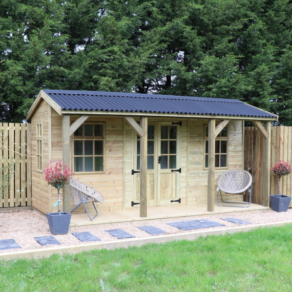 The Medway Summerhouse With Posts