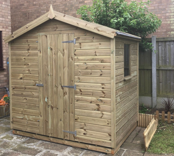 Reverse Kent Apex Shed