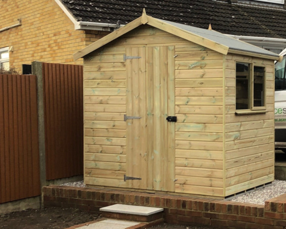 Reverse Kent Apex Shed