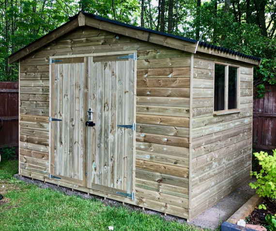 Reverse Kent Apex Shed