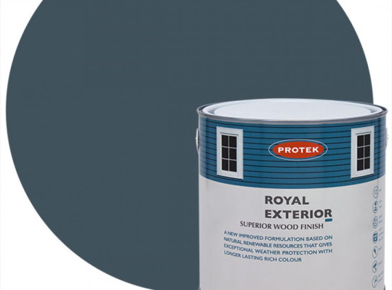 Protek Royal Exterior Wood Finish - Hadspen Blue
