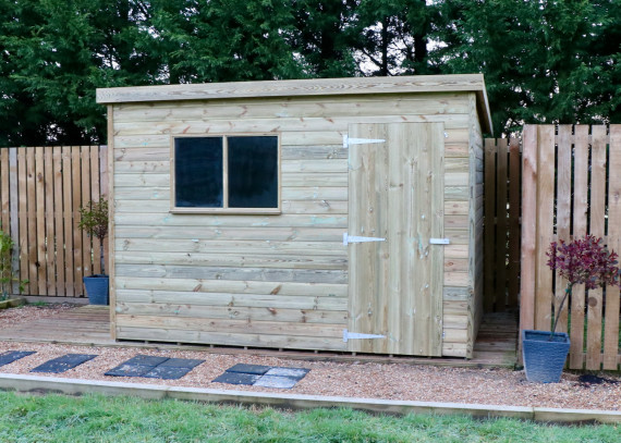 Essex Pent Shed